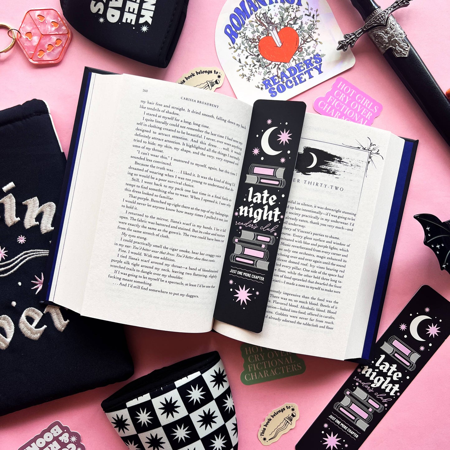Late Nights Paper Bookmark