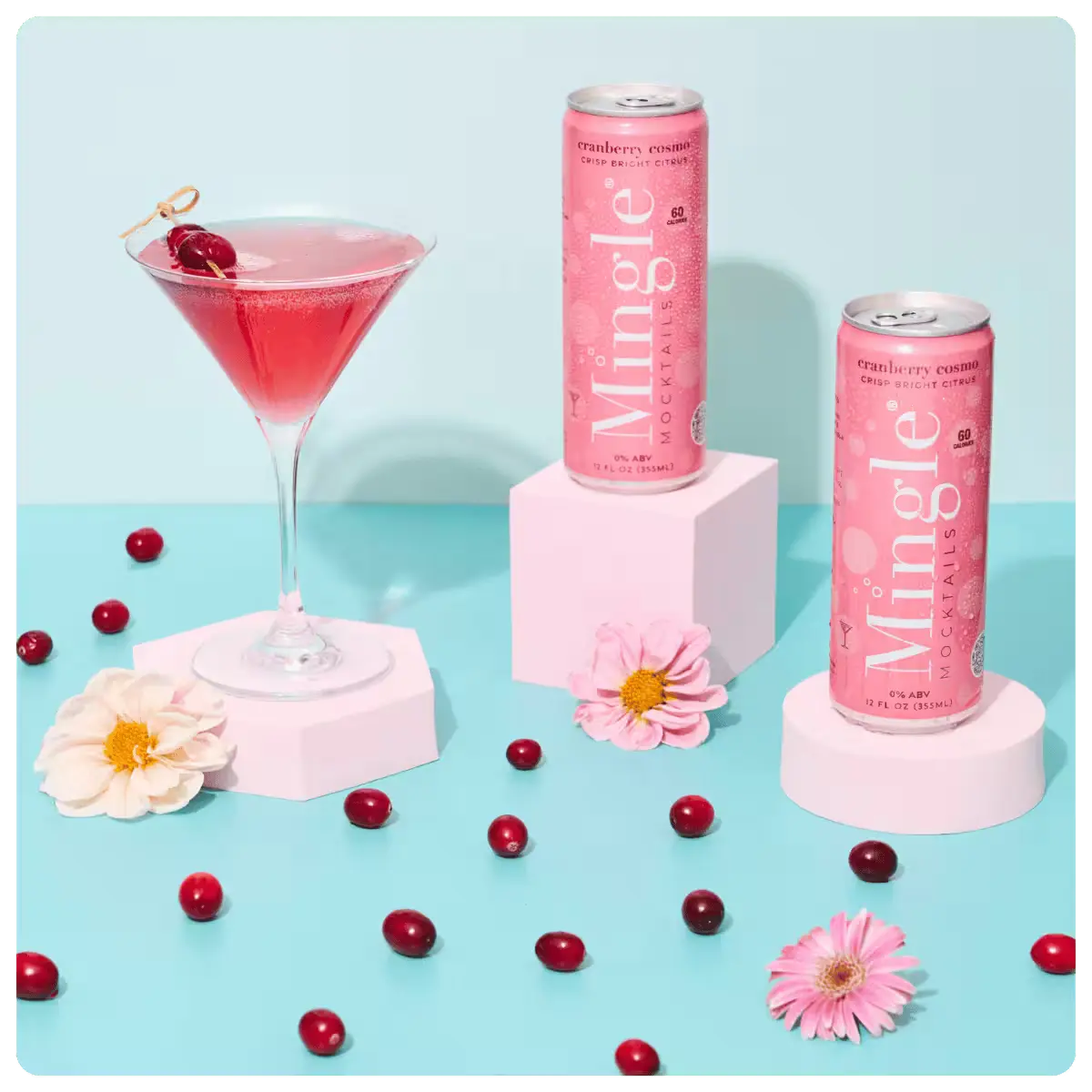 Cranberry Cosmo Mocktail - 4 Cans