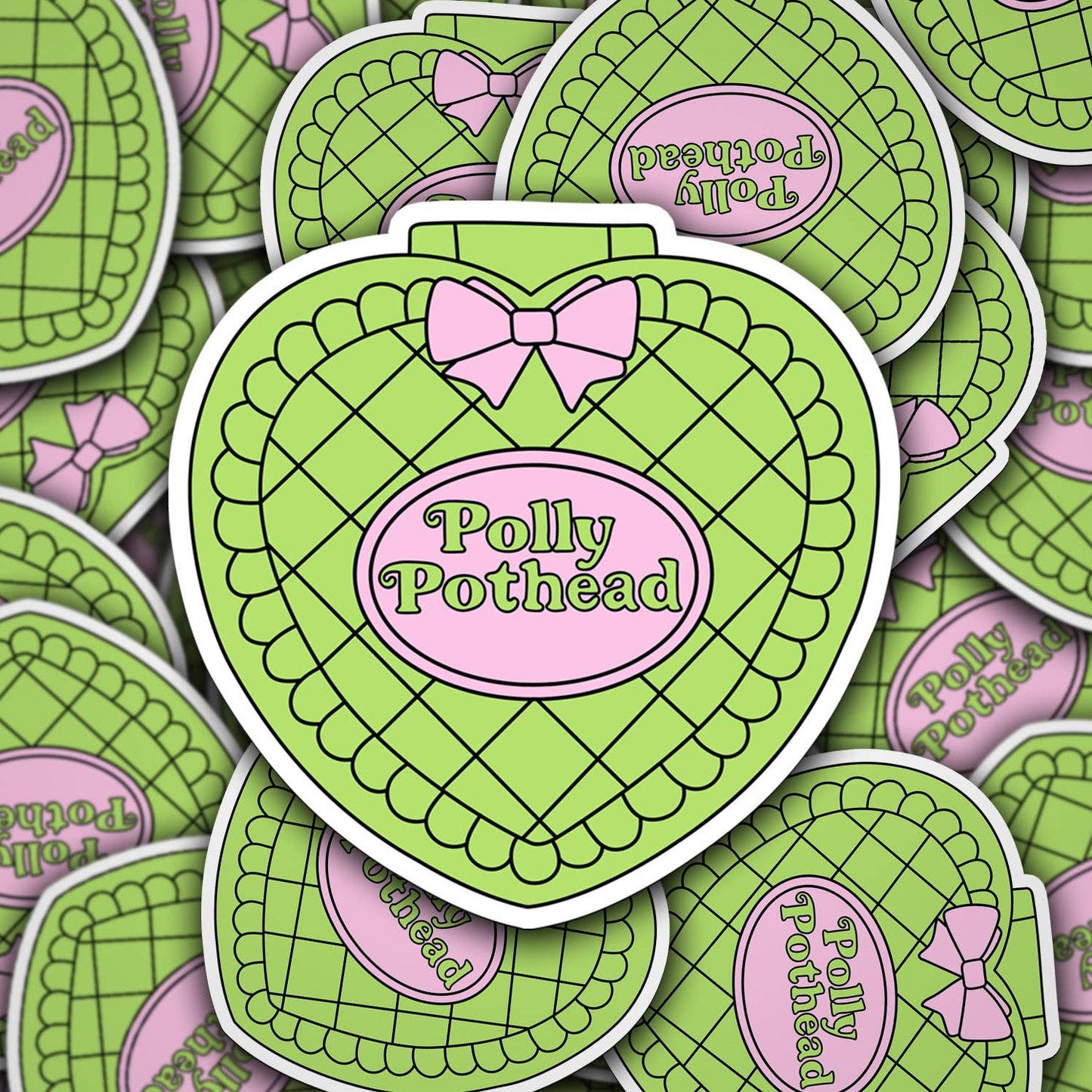 Vinyl Decal Polly Pothead