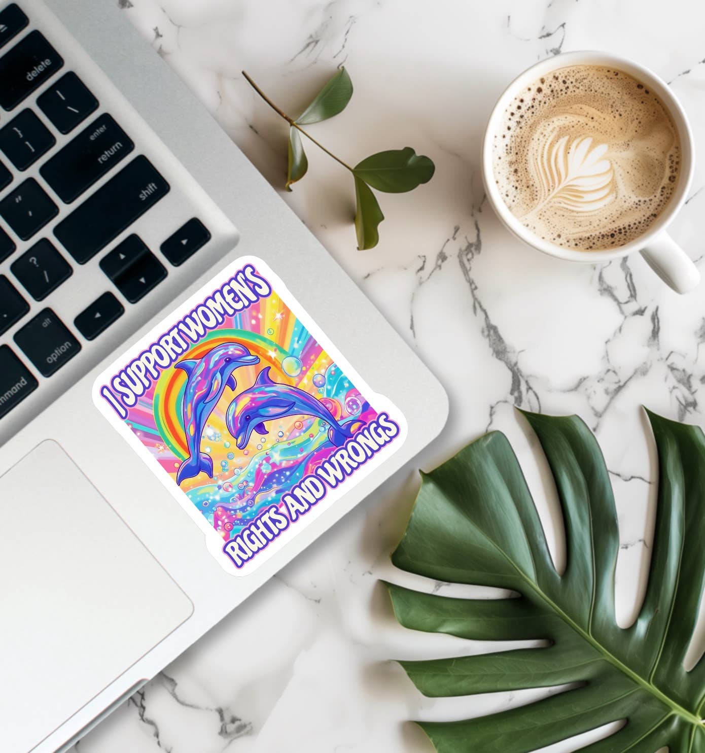 I Support Women’s Rights and Wrongs Sticker