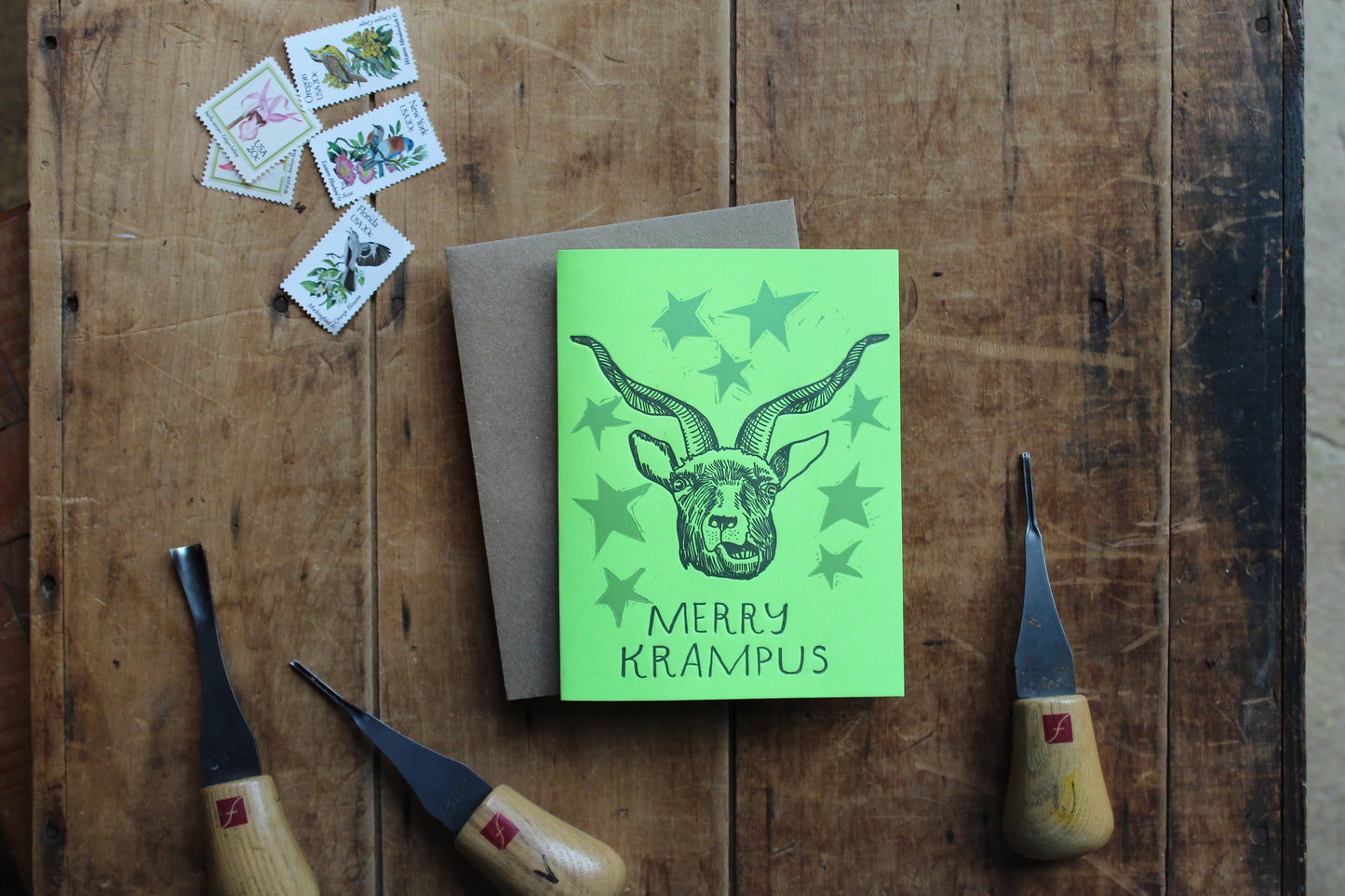Merry Krampus Card