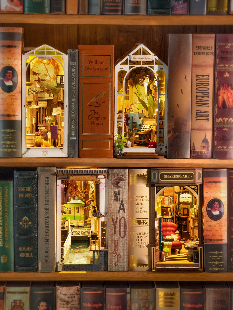 DIY Book Nook Kit: Bookstore