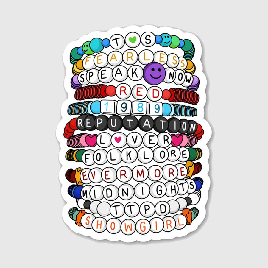 NEW Eras Friendship Bracelets Sticker
