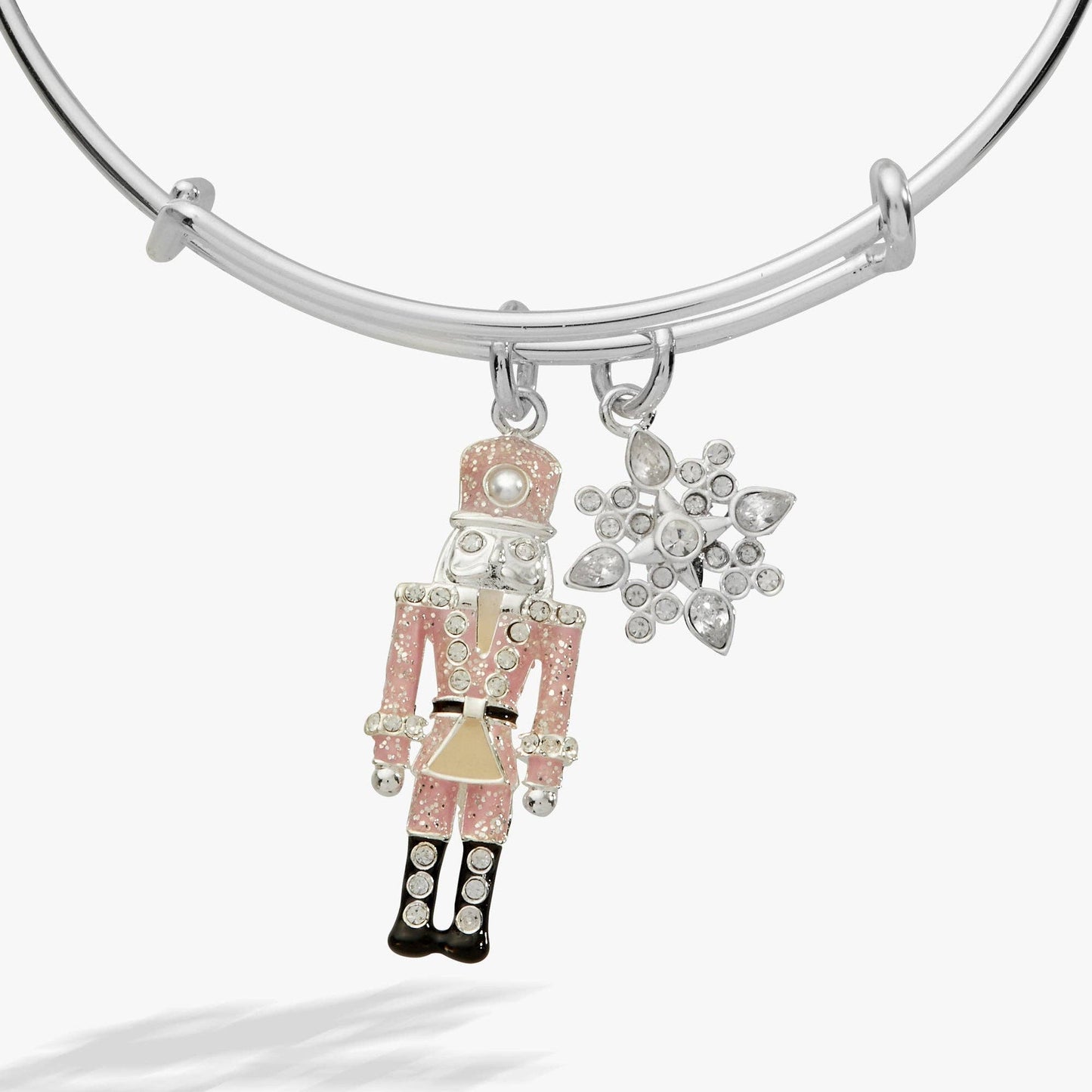 Nutcracker & Snowflake Charm Bangle