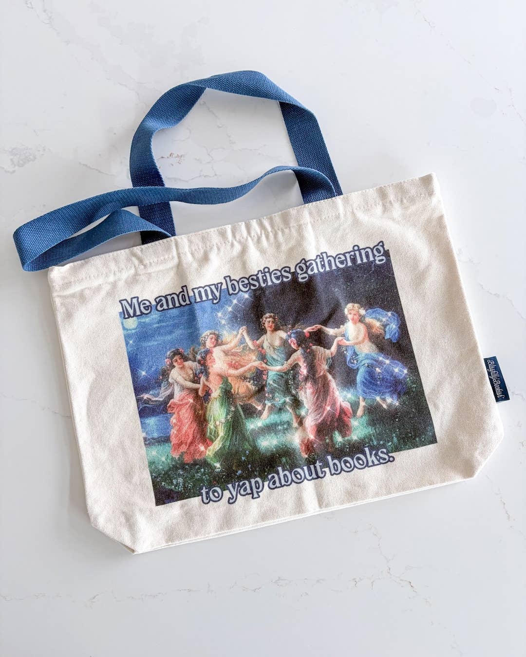 Yapping About Books Fine Art Bookish Tote Bag | Totes