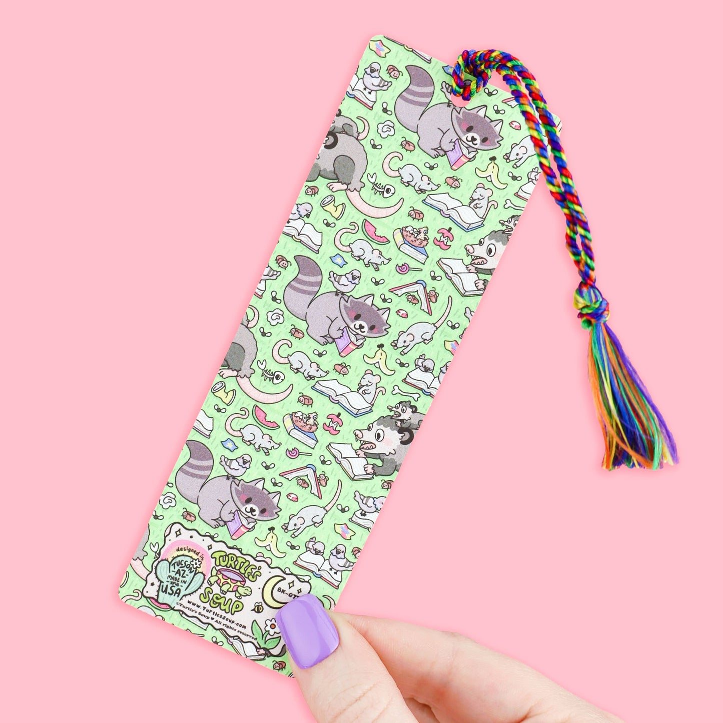 I Love Trashy Books, Smut, Bookish, Bookmark with Tassel