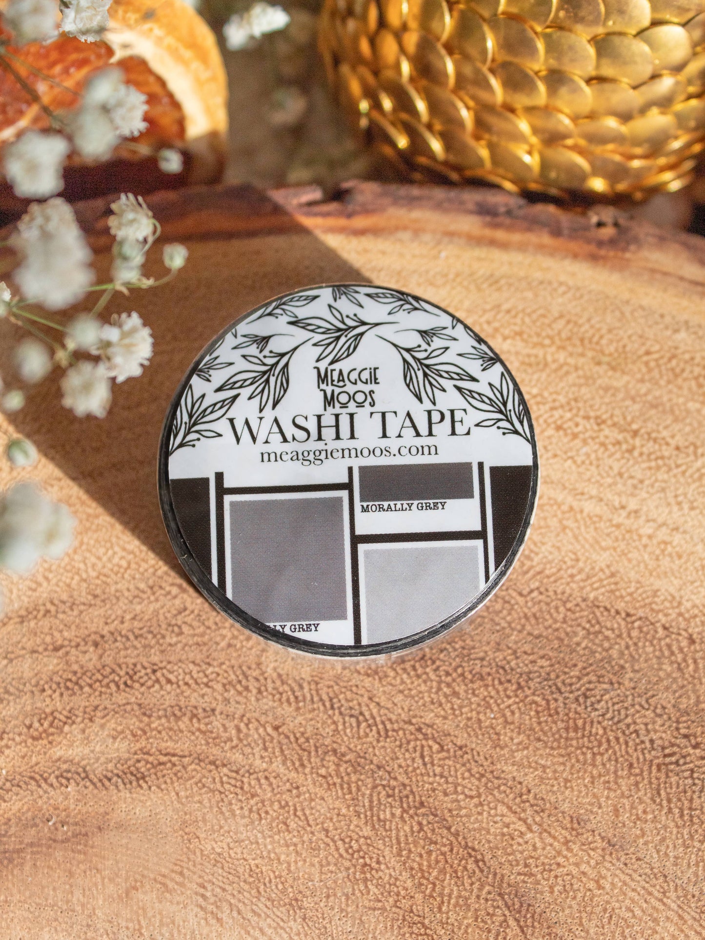 Morally Grey Paint Chips Washi Tape | Fantasy Reader Station