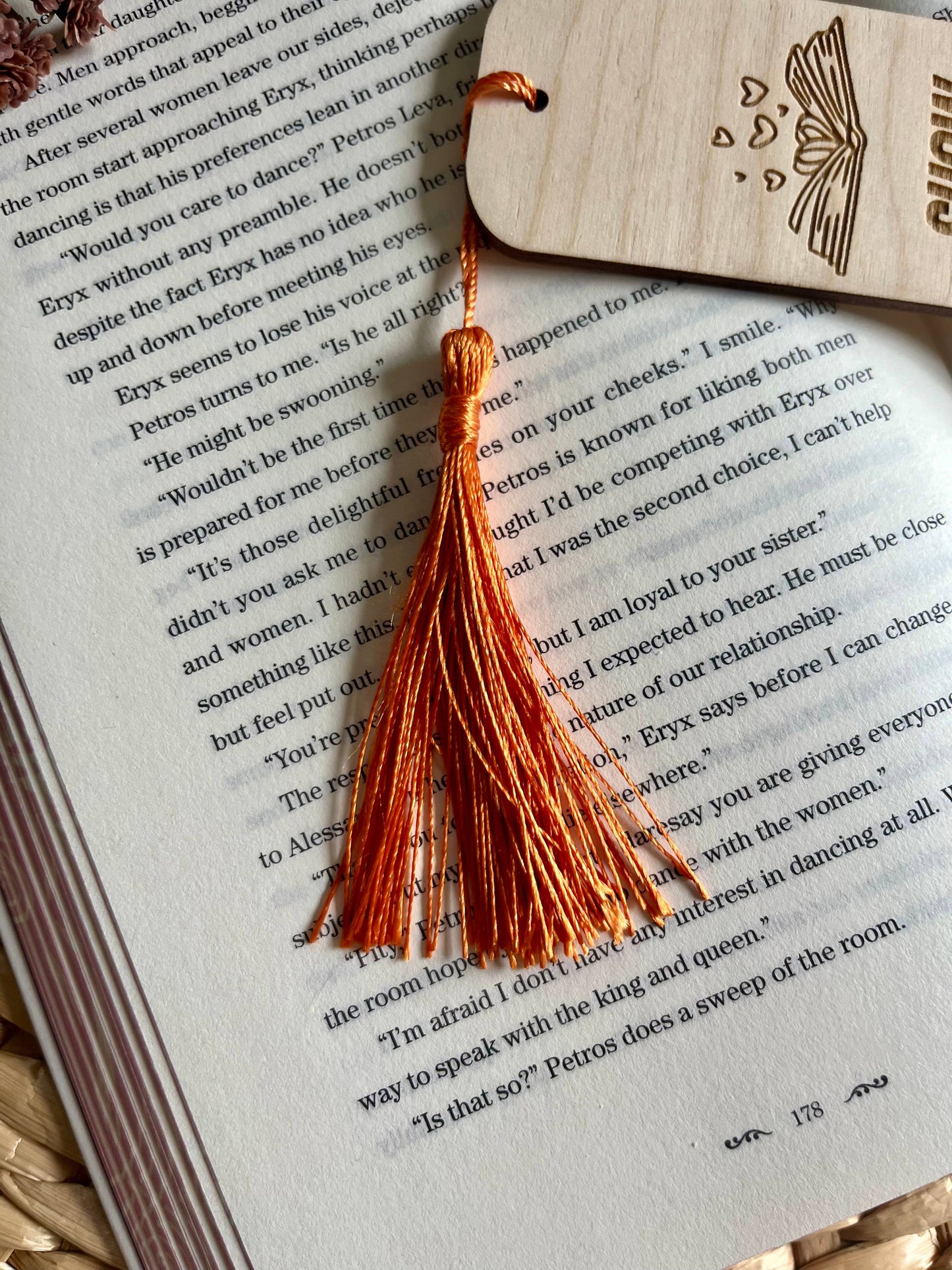Showgirl Inspired Wooden Bookmark