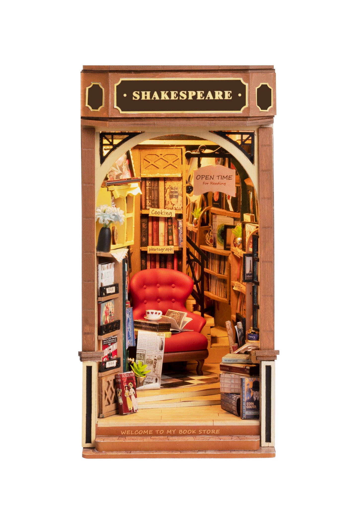 DIY Book Nook Kit: Bookstore
