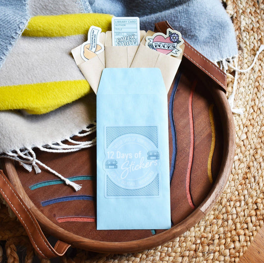 12 Days Of Stickers Bookish Pack