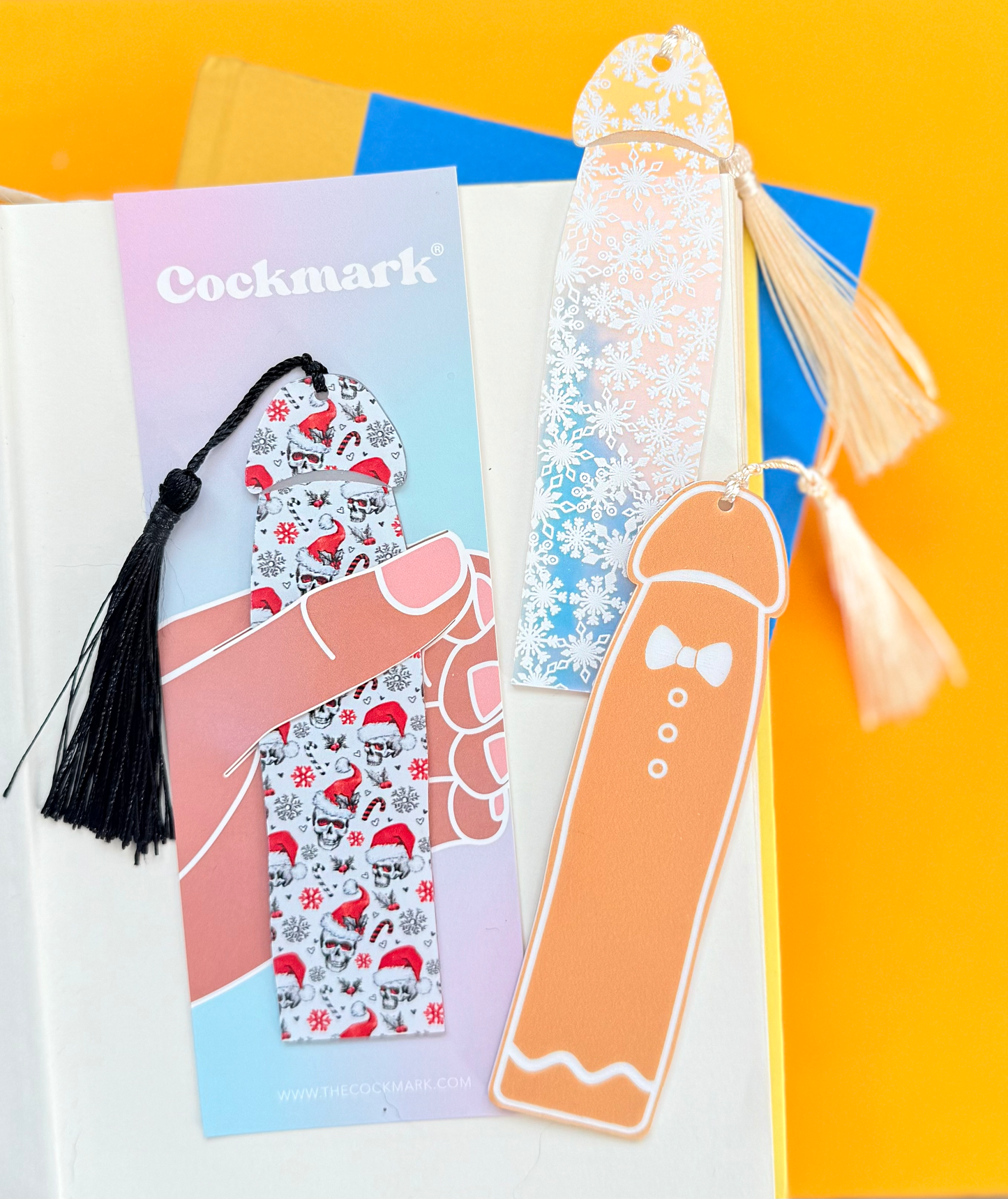 Gingerbread Man Cockmark Bookmark