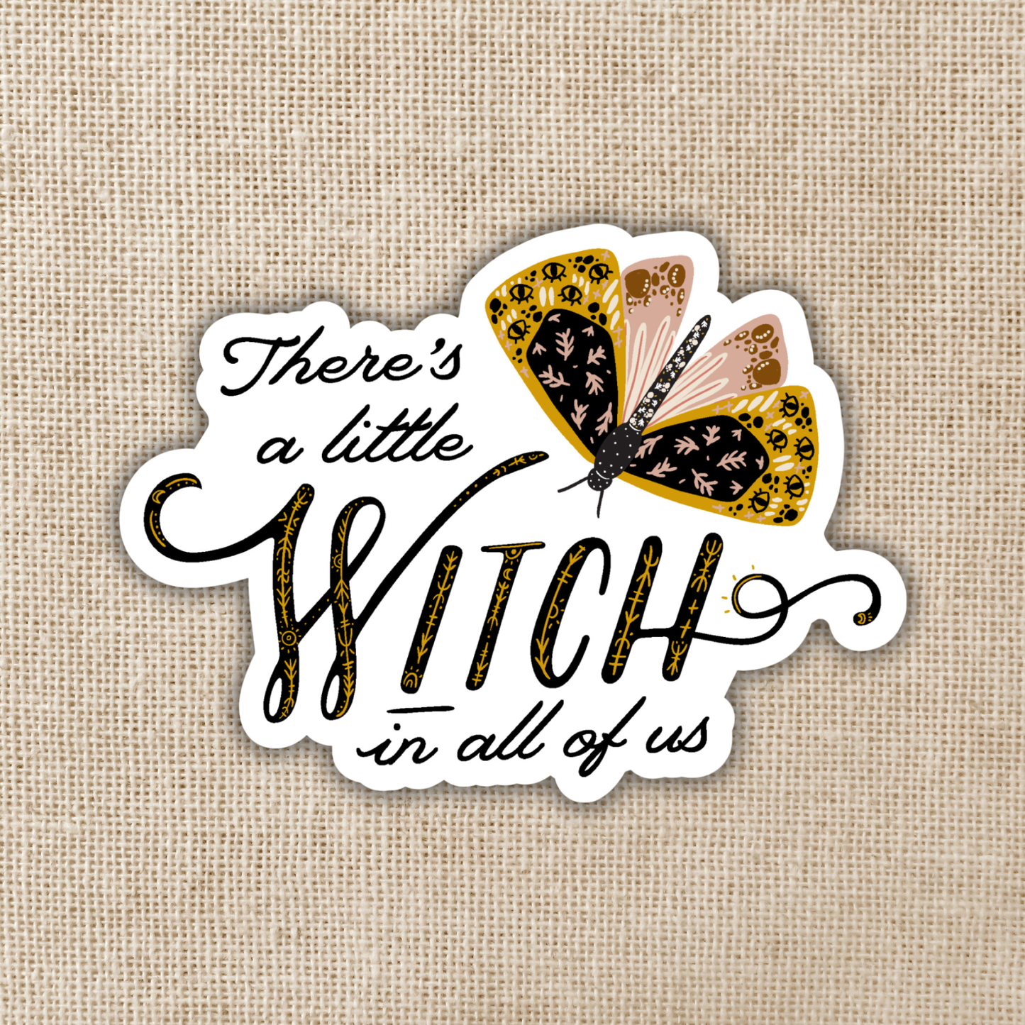 Little Witch In All Of Us Sticker, 3-inch