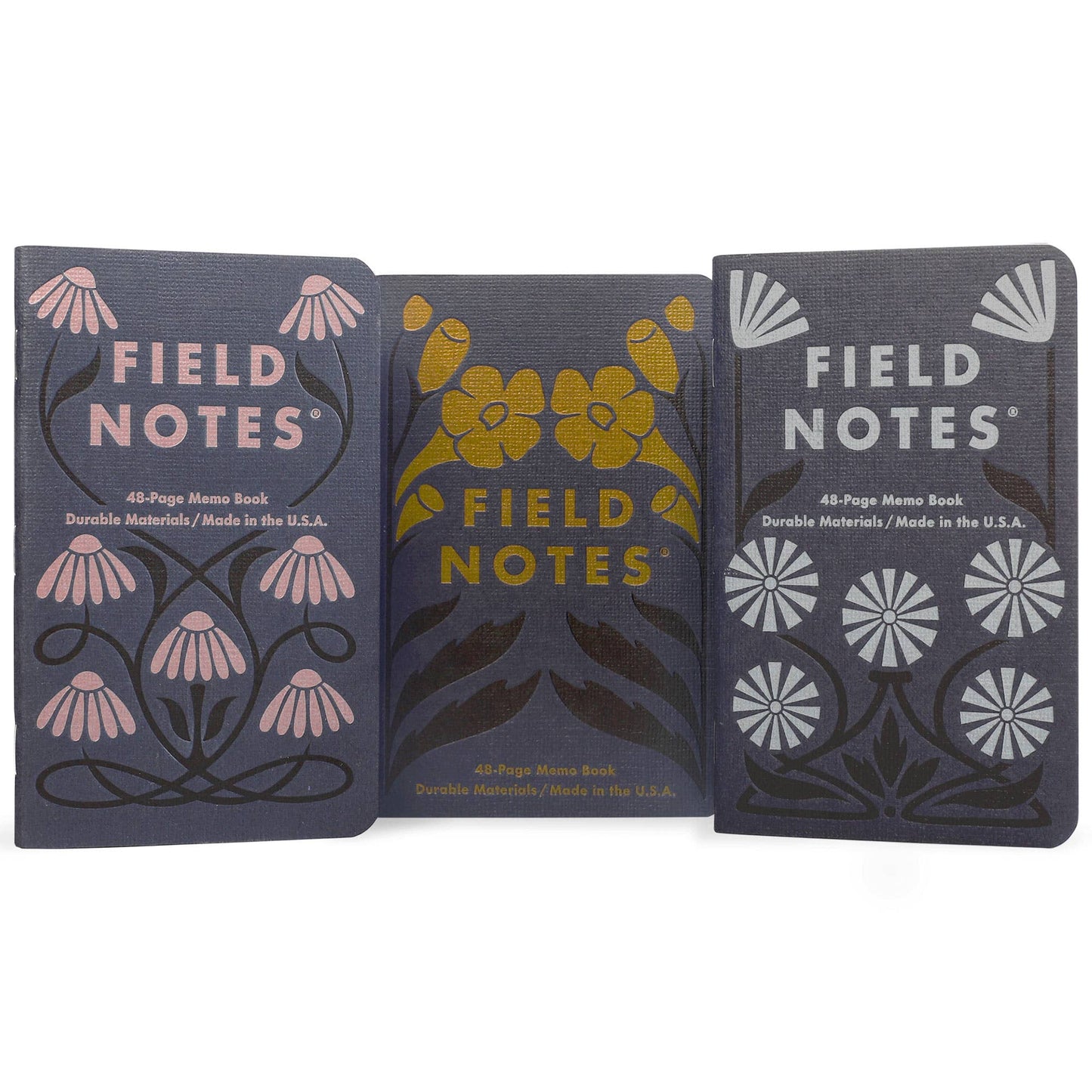 Field Notes Fall Flowers 3-Pack