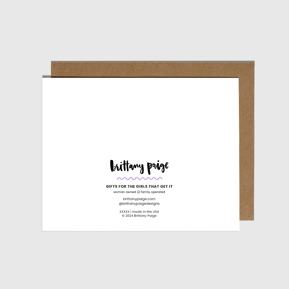 Getting Baked Twice Holiday Card