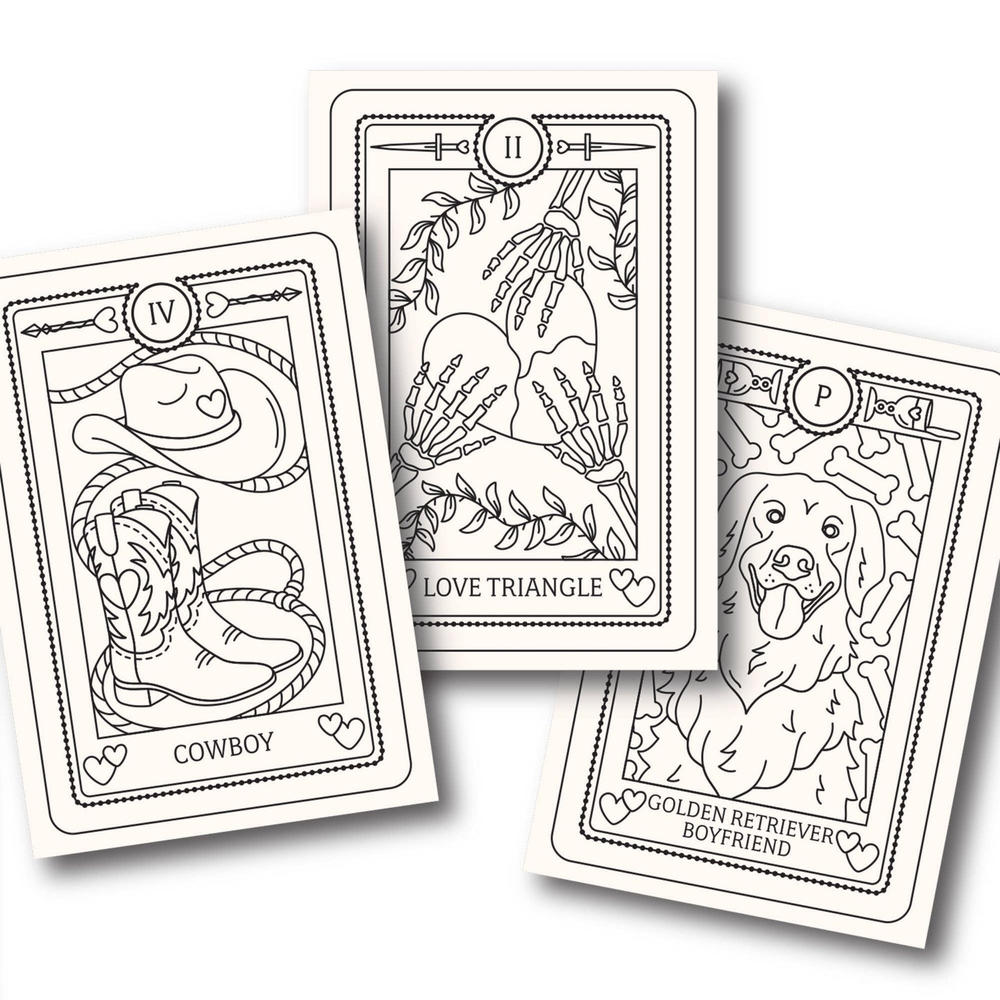 The Romance Reader's Tarot Coloring Book