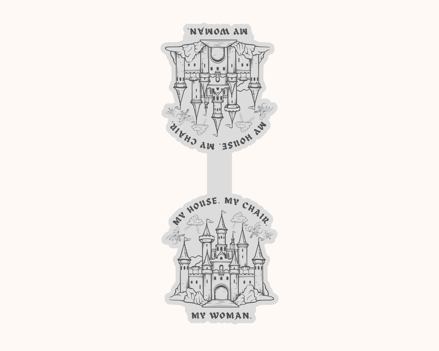 My House. My Chair. My Woman. - Magnetic Bookmark