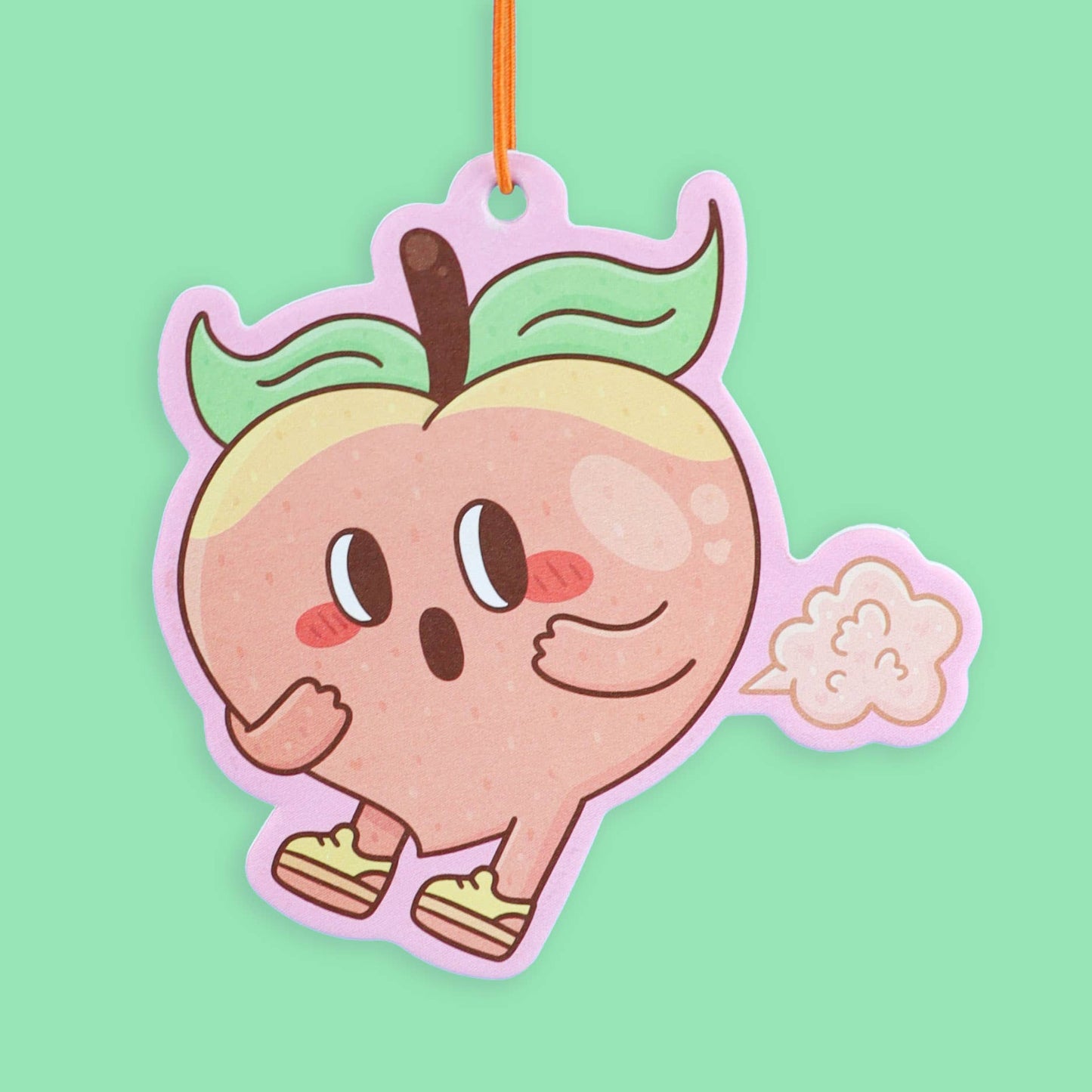 Peach Toot, Car Decor, Cute, Car Diffuser, Air Freshener