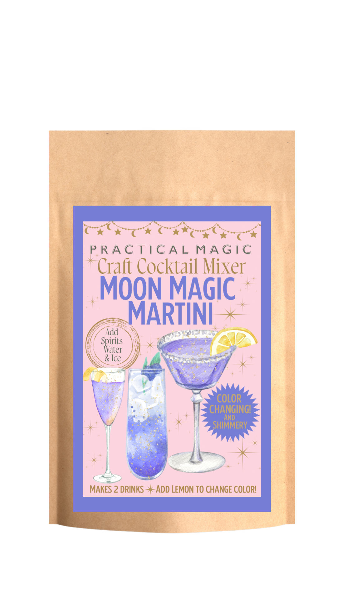 Craft Cocktail Mix Variety Pack 4 Mixer Flavors + Sparkles!