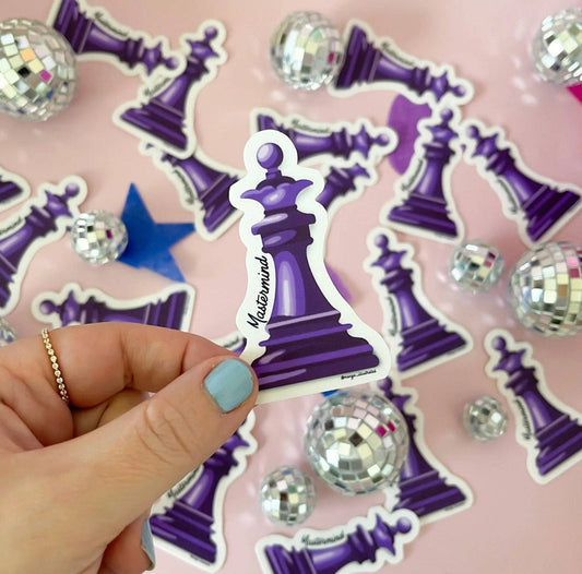 Mastermind chess piece sticker