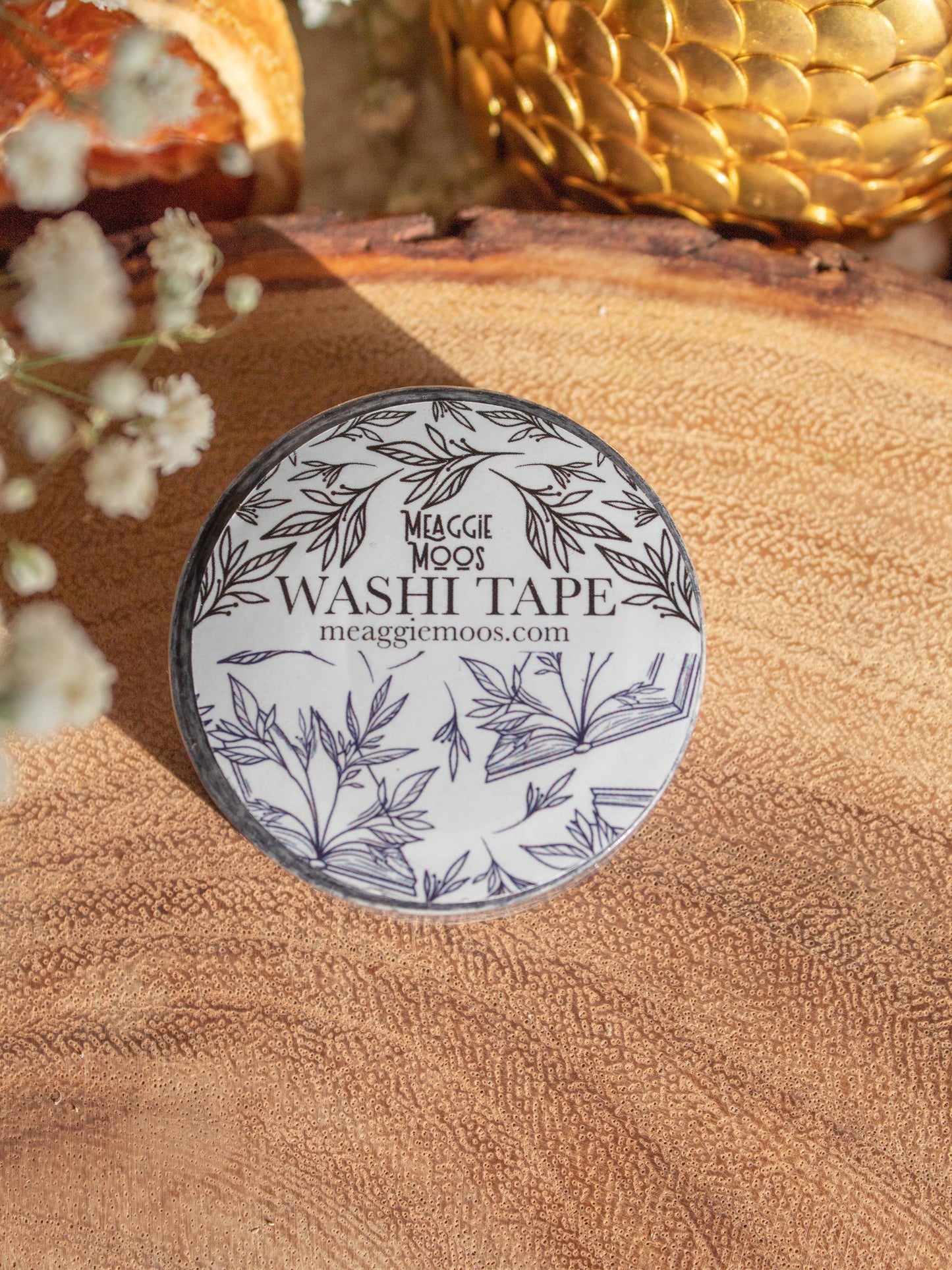 Porcelain Books Washi Tape | Reader Stationery 
