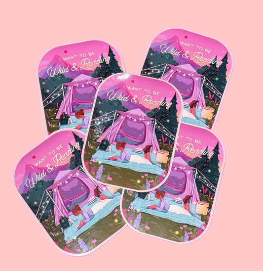 Wild and Reading Sticker