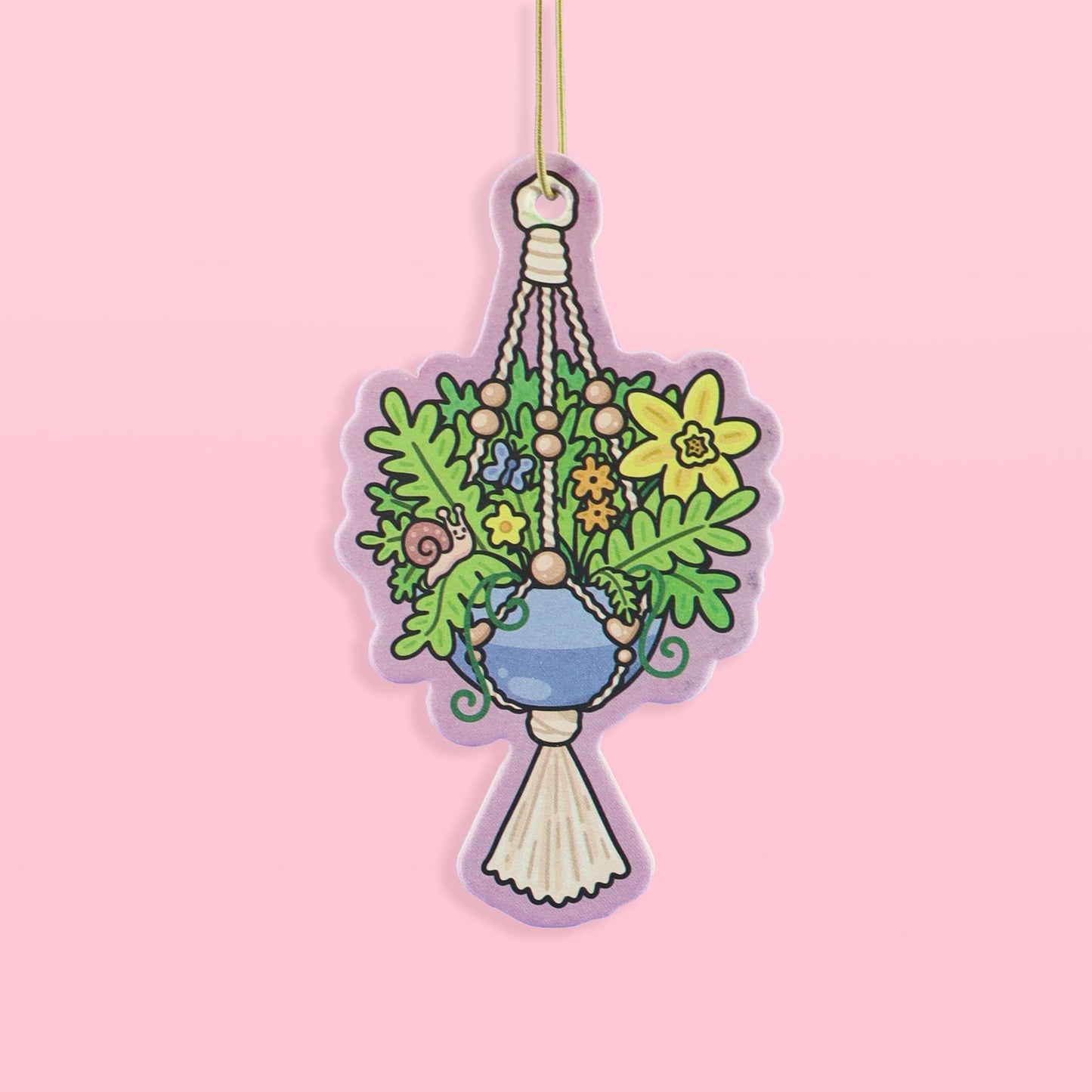 Macrame Planter, Plants, Car Decor, Cute, Air Freshener