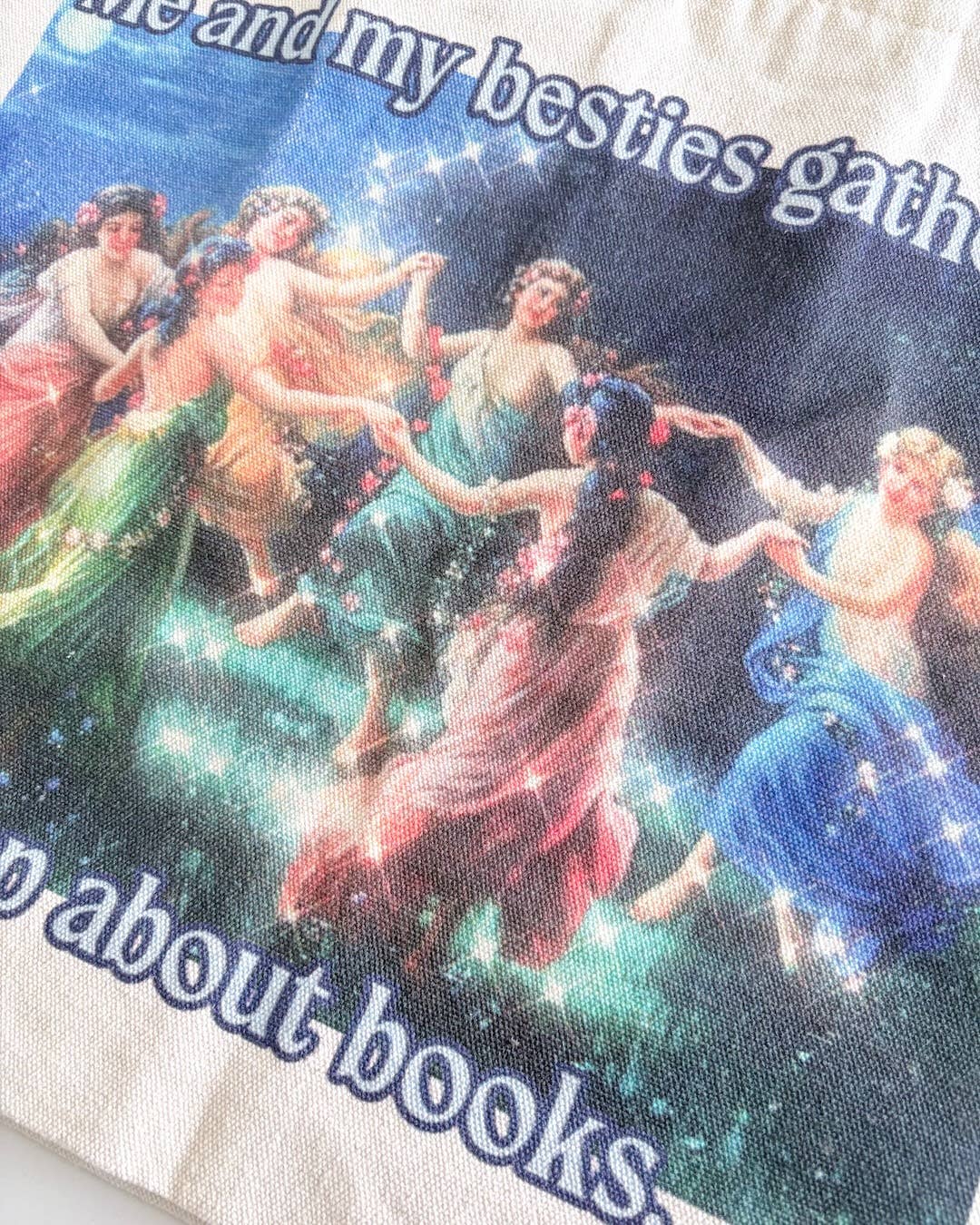Yapping About Books Fine Art Bookish Tote Bag | Totes