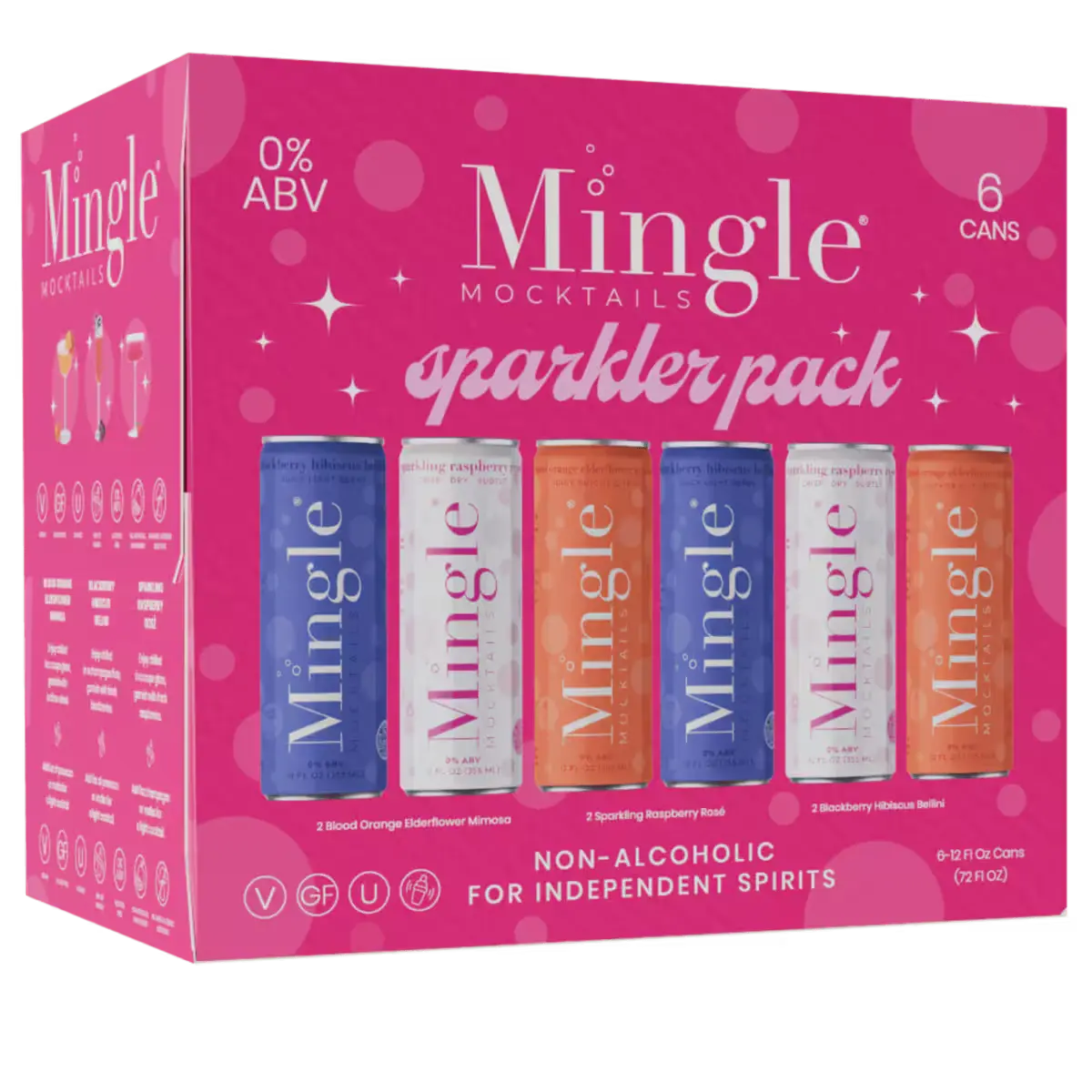 Sparkler Mocktail Variety Pack - 6 Cans