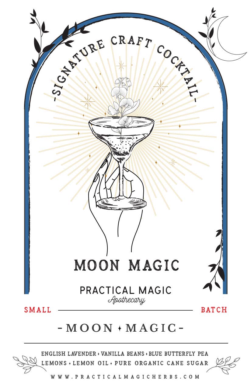Moon Magic Martini Craft Cocktail Infusion Drink Kit -Jar