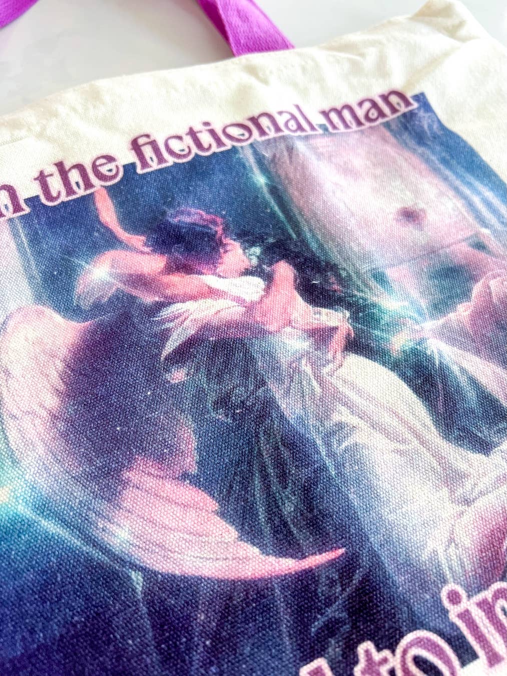 Fictional Man Fine Art Bookish Tote Bag | Totes