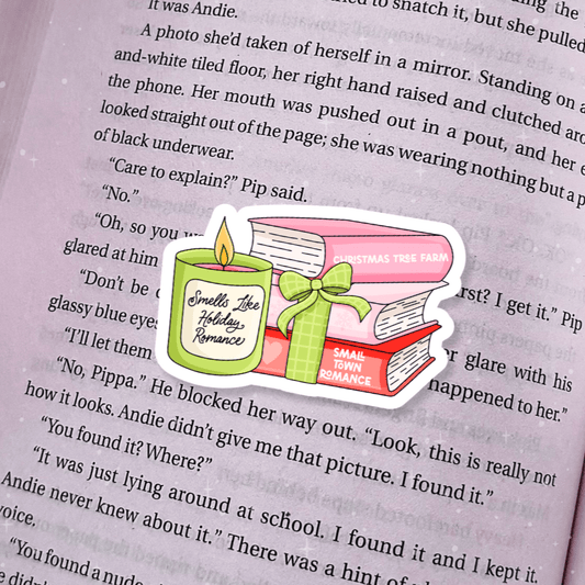 Smells Like a Holiday Romance Sticker