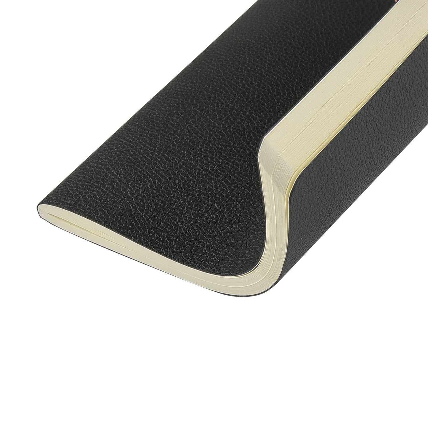 Vegan Leather A5 Notebook - Black