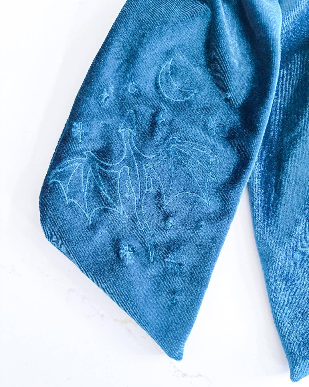 Celestial Dragon Velvet Bow | Bookish Hair Accessory