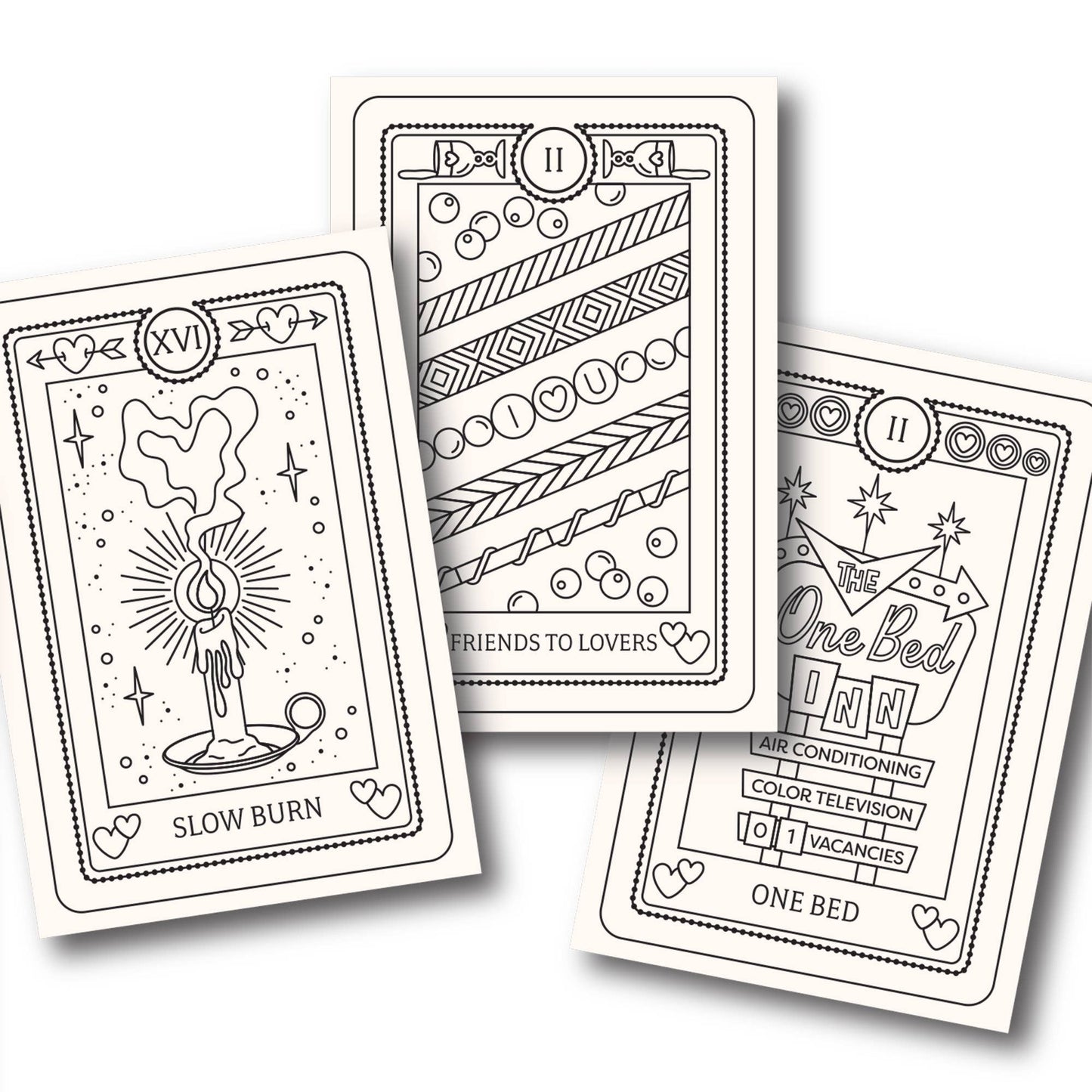 The Romance Reader's Tarot Coloring Book