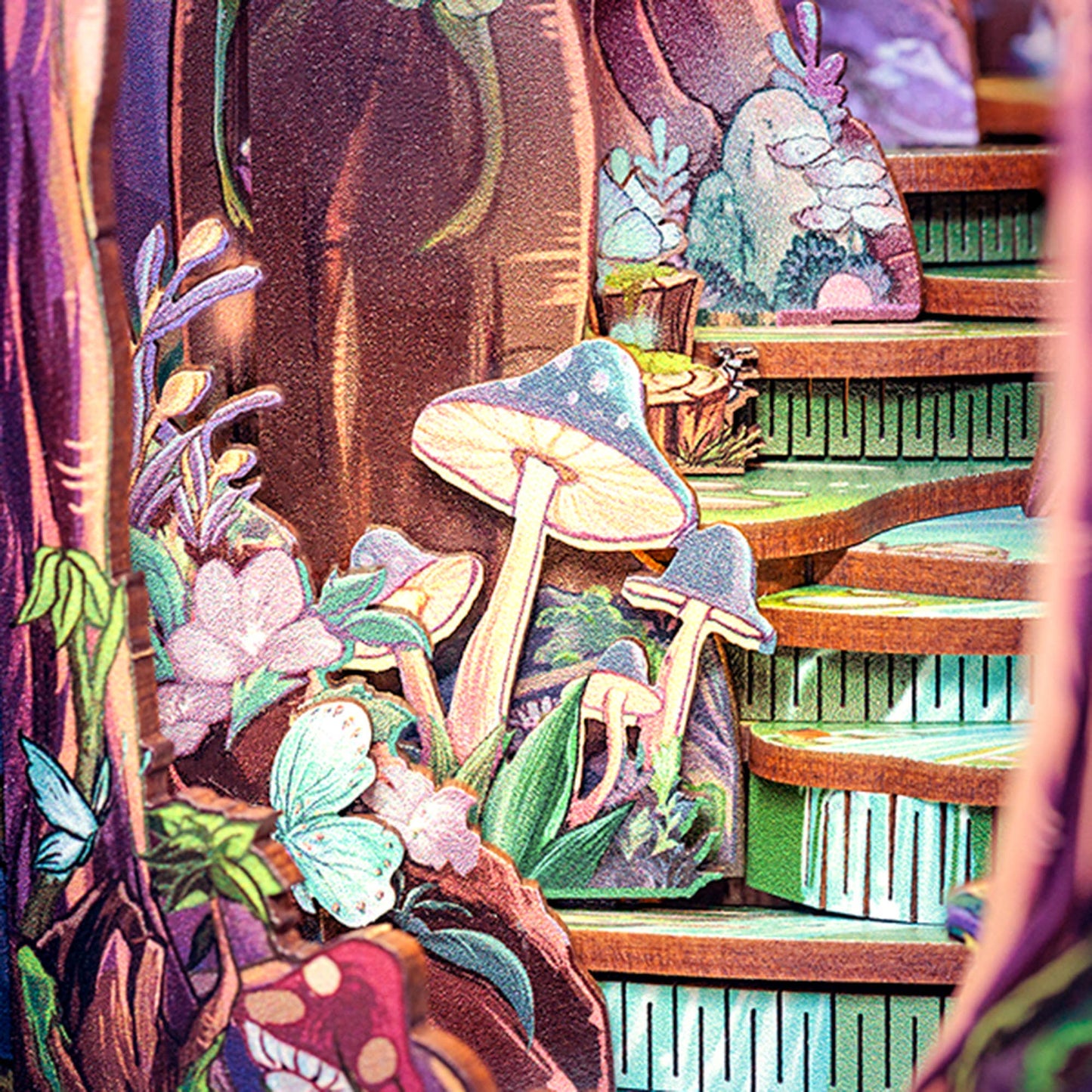 DIY Book Nook Kit: Grace of the Forest w/ Dust Cover