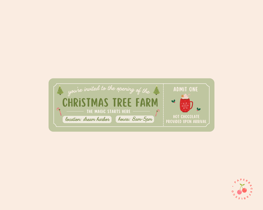 Christmas Tree Farm - Bookmarks