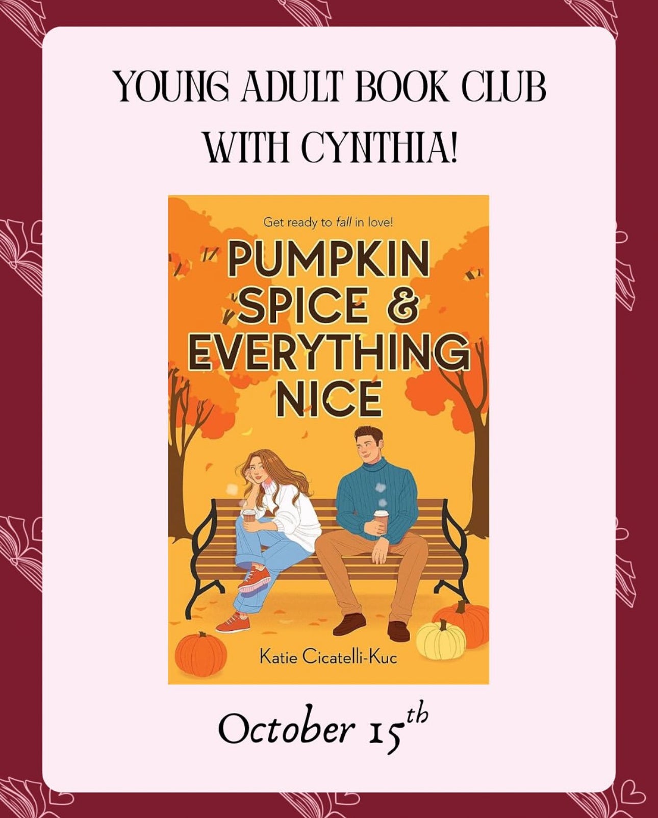 Young Adult Book Club with Cynthia!