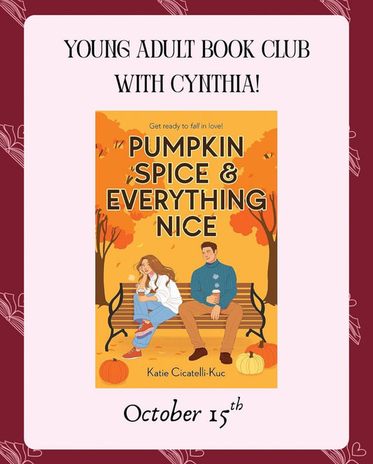 Young Adult Book Club with Cynthia!