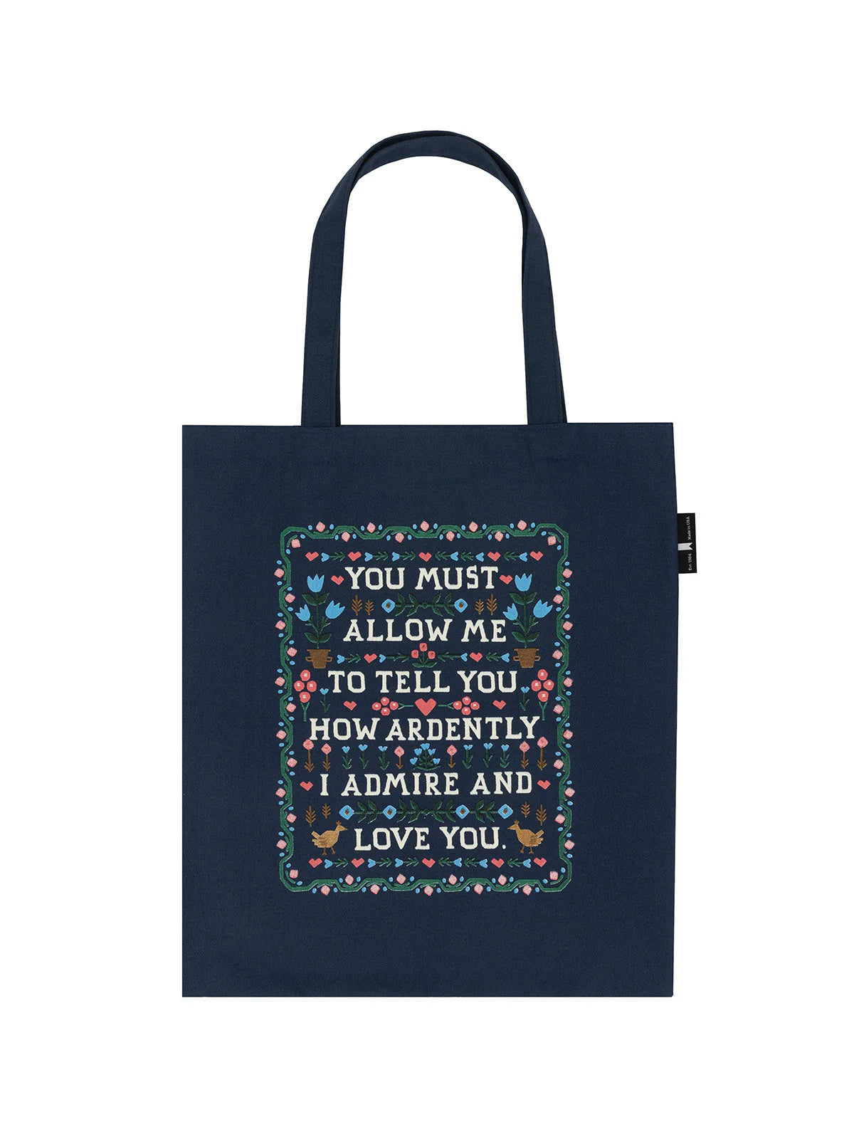 Puffin in Bloom: Pride and Prejudice Tote Bag