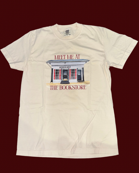 Seventh Shelf Meet Me At the Bookstore tshirt