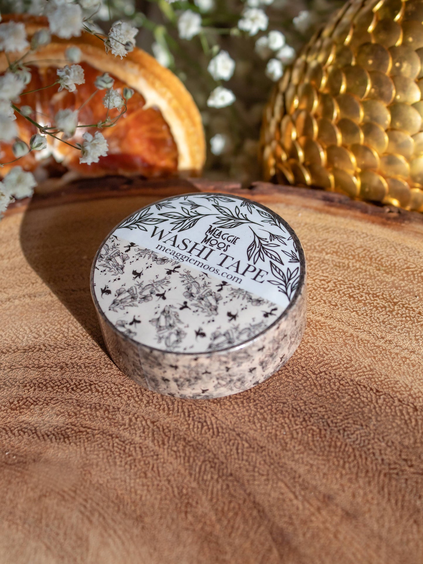 Ivory Swords Washi Tape | Fantasy Reader Stationery  