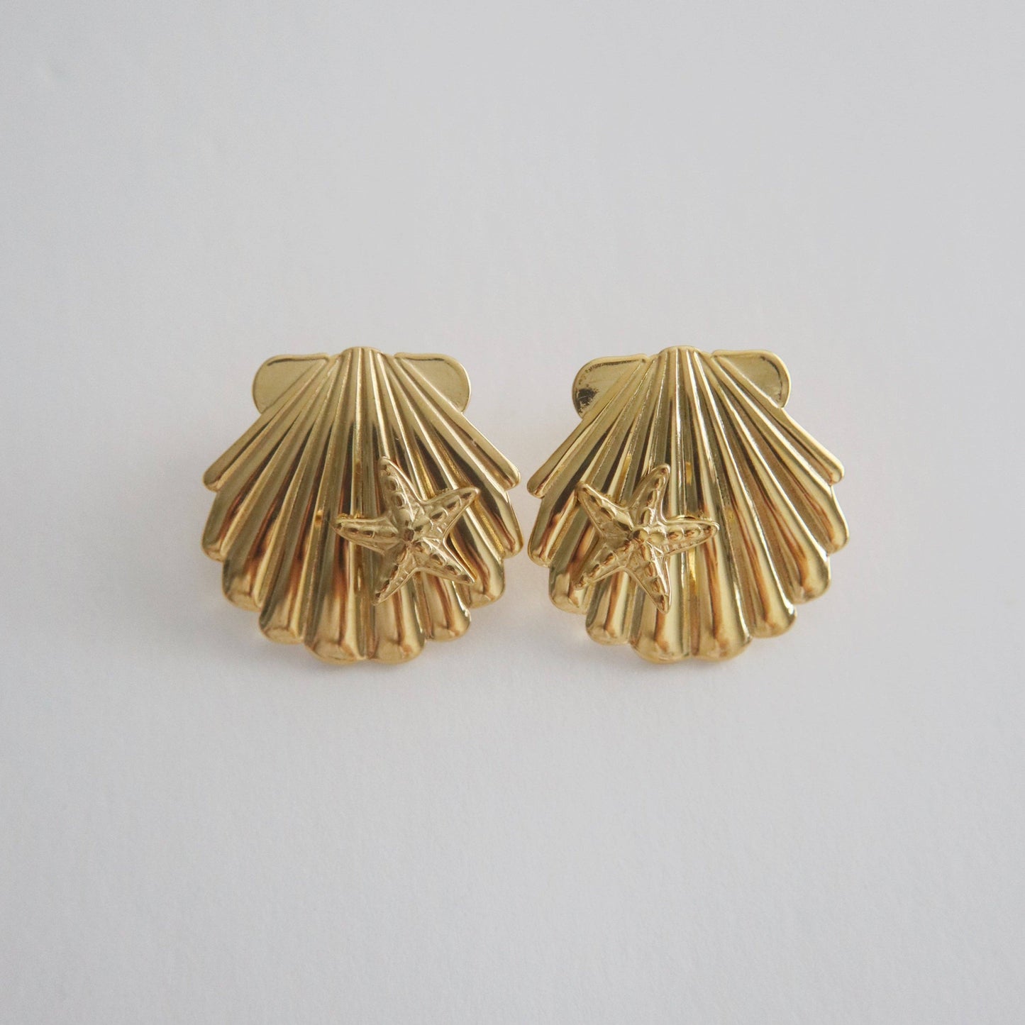 Shell Starfish Earrings