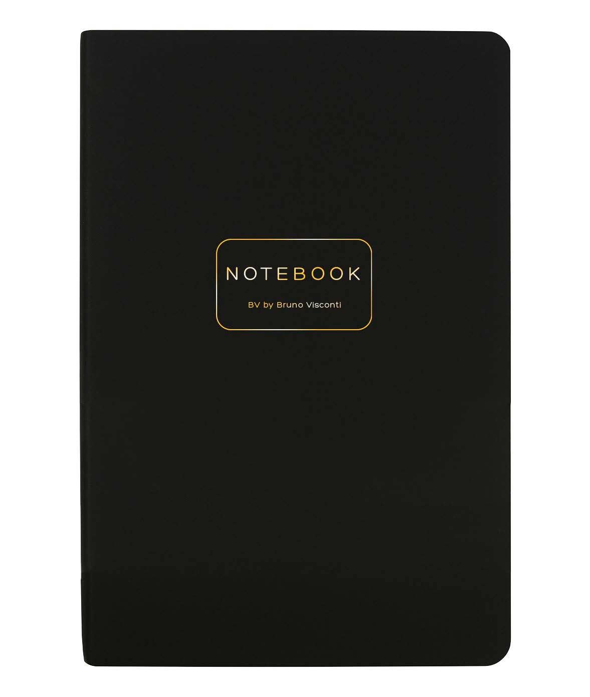 Vegan Leather A5 Notebook - Black