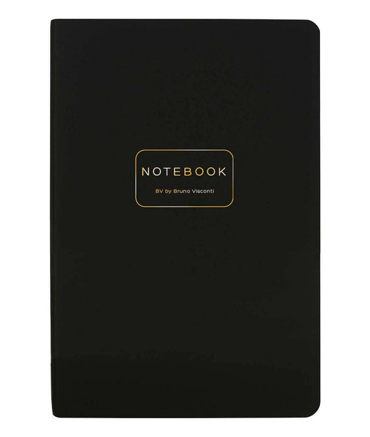 Vegan Leather A5 Notebook - Black