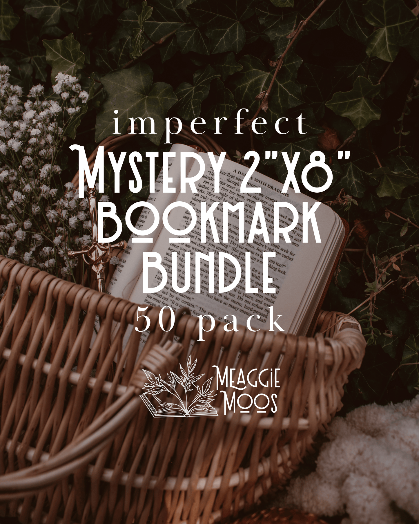 Imperfect 2"x8" Mystery Bookmark Bundle | 50 pack