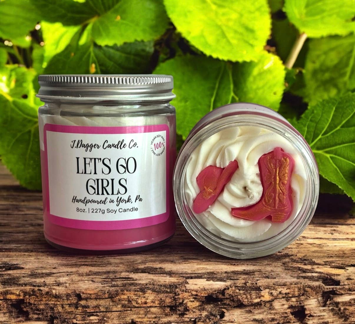 8oz. Western Cowgirl Soy Dessert Candle