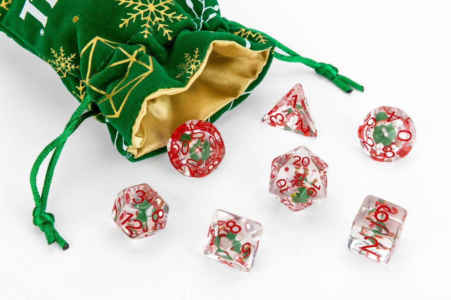 FanRoll Holiday Dice Advent Calendar 2025 (4 sets of dice)