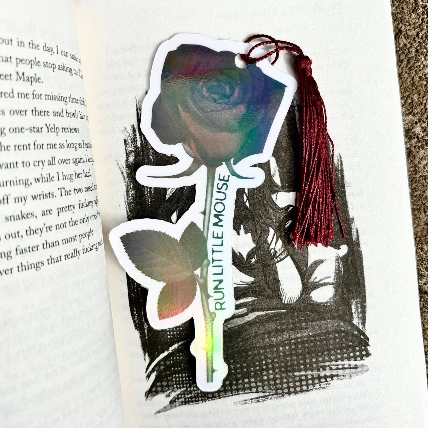 Haunting Adeline Rose Smut Cardstock Bookmark