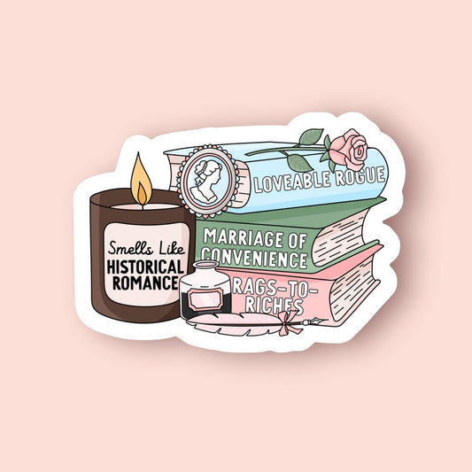 Smells Like Historical Romance Bookish Sticker