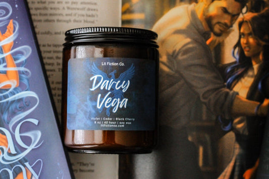 Darcy Vega | Licensed Zodiac Academy Candle